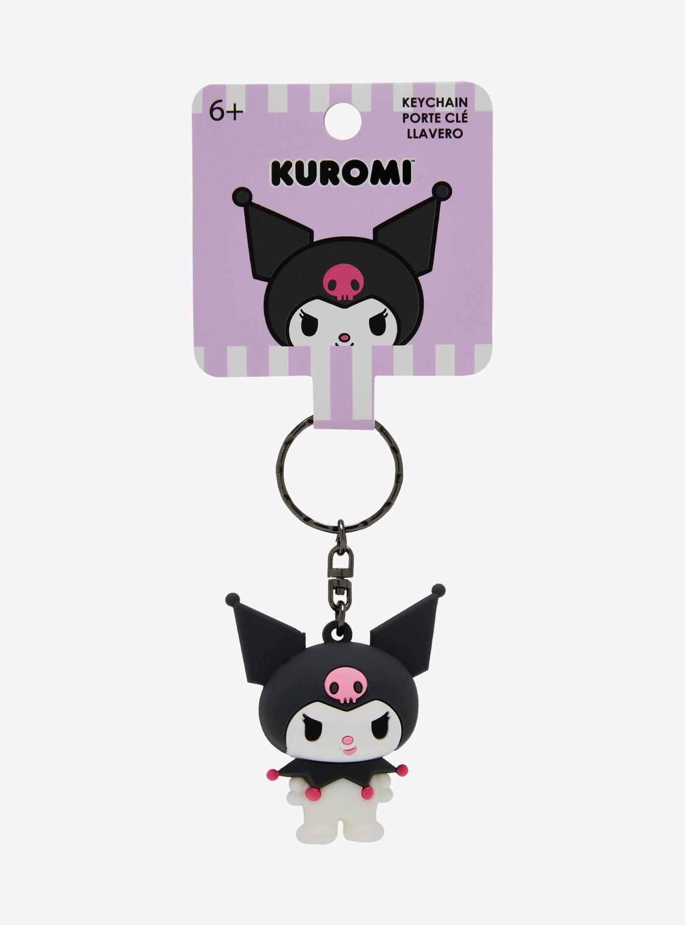 Kuromi Figural Key Chain, , hi-res