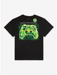 Xbox Controller Glow-in-the-Dark Youth T-Shirt - BoxLunch Exclusive, BLACK, hi-res