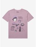 Our Universe Studio Ghibli Kiki’s Delivery Service Tonal Icons Youth T-Shirt - BoxLunch Exclusive, LILAC, hi-res