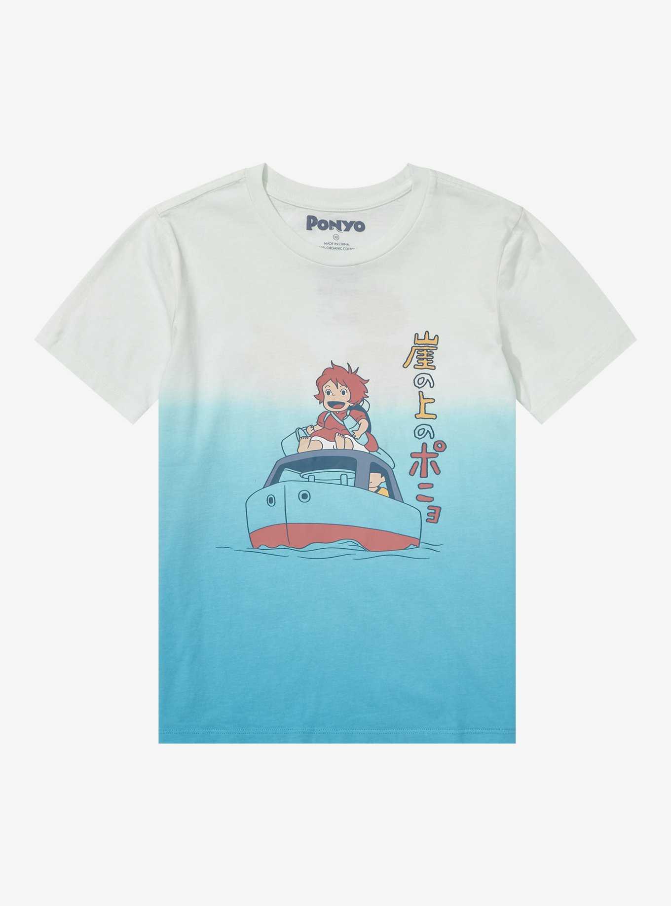 Studio Ghibli Ponyo Sosuke & Ponyo Boat Split-Dye Youth T-Shirt - BoxLunch Exclusive, , hi-res
