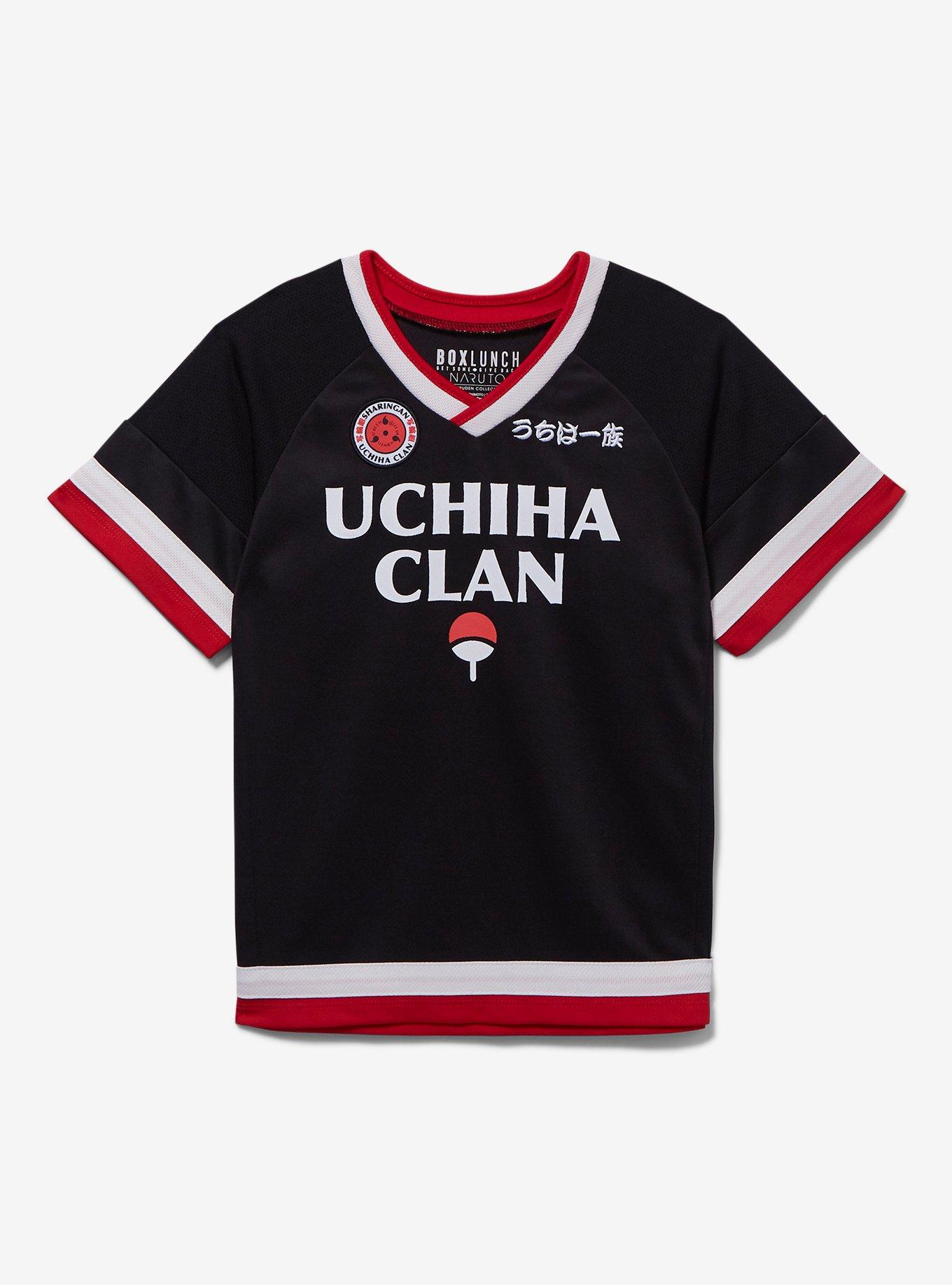 Naruto Shippuden Uchiha Clan Toddler Soccer Jersey - BoxLunch Exclusive, BLACK, hi-res