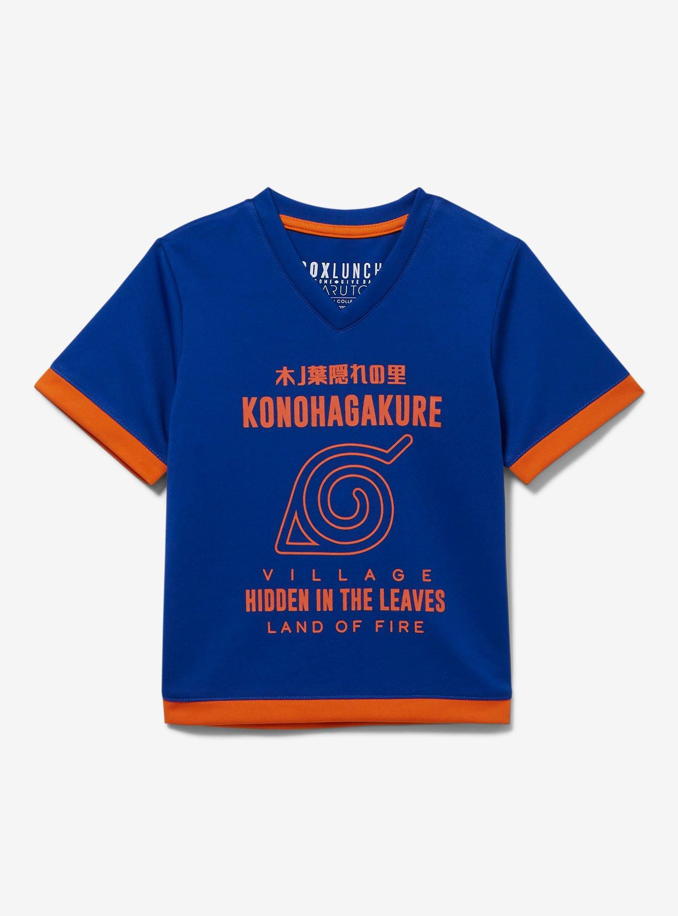 Naruto Shippuden Hidden Leaf Village Toddler Jersey - BoxLunch Exclusive, BLUE, hi-res