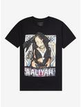 Aaliyah Stained Glass Boyfriend Fit Girls T-Shirt, BLACK, hi-res