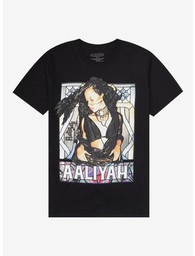 Aaliyah Stained Glass Boyfriend Fit Girls T-Shirt, , hi-res