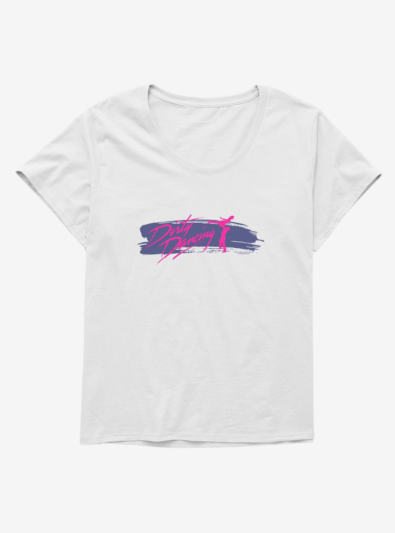 Dirty Dancing Brush Stroke Title Girls T-Shirt Plus