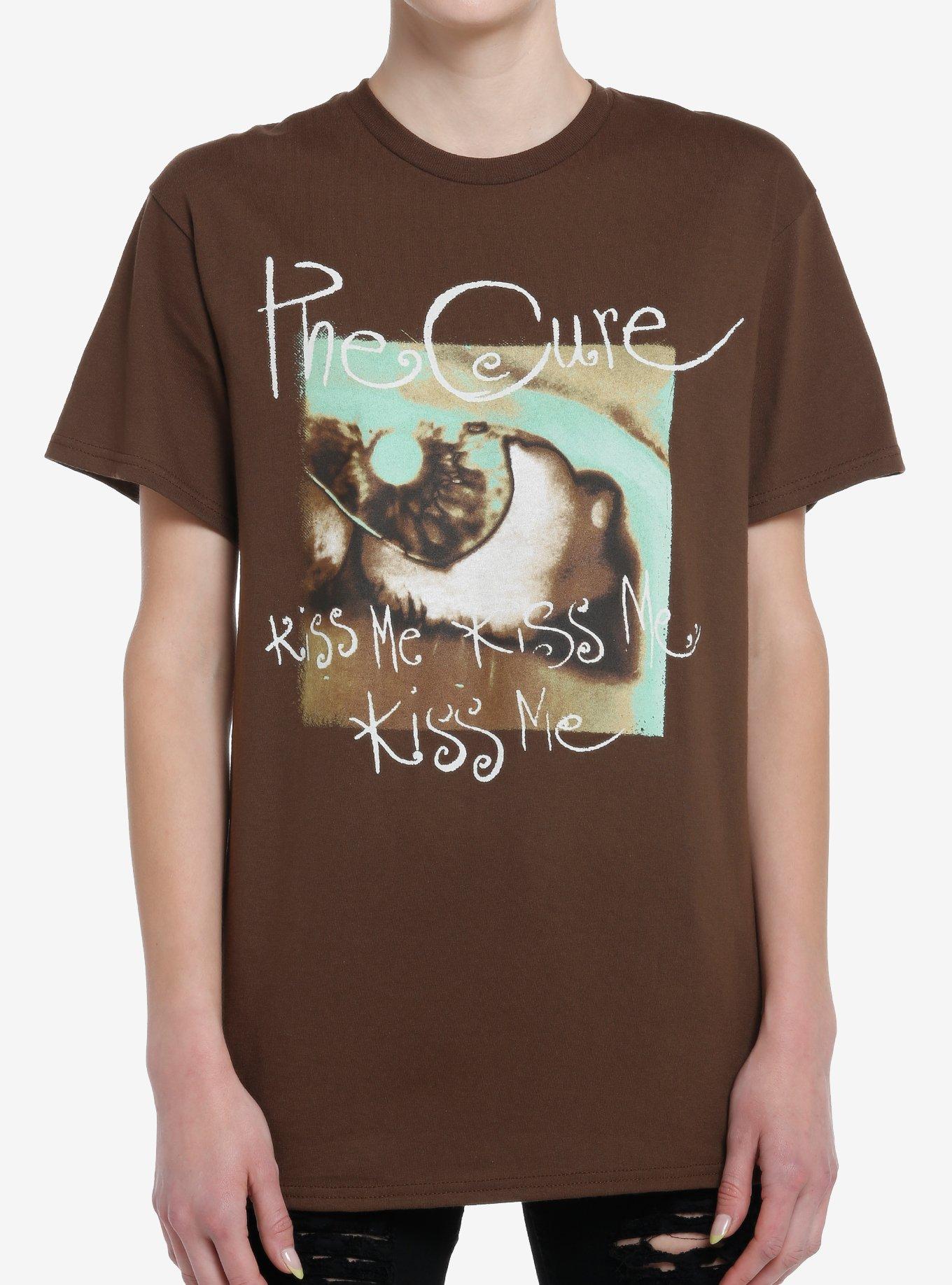 The Cure Kiss Me Kiss Me Kiss Me Album Cover Boyfriend Fit Girls T-Shirt, , hi-res