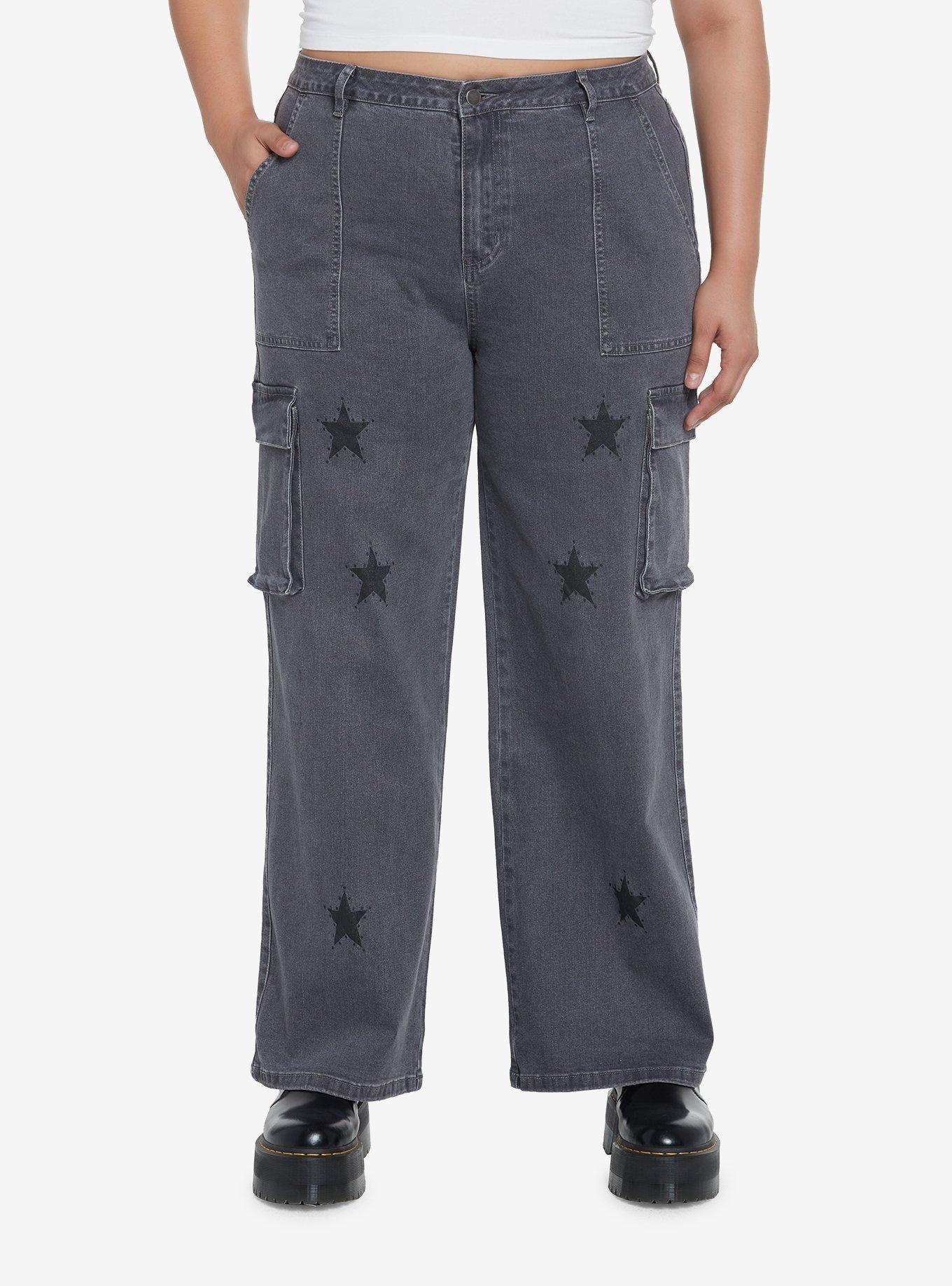 Grey Star Cargo Pants Plus Size, , hi-res