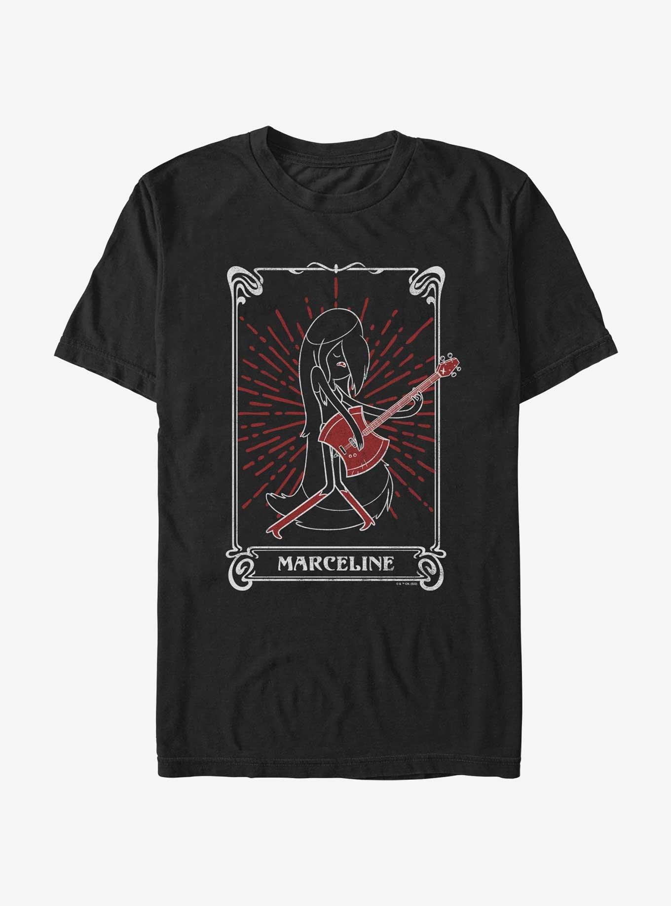 Adventure Time Rock On Marceline Tarot Extra Soft T-Shirt, BLACK, hi-res