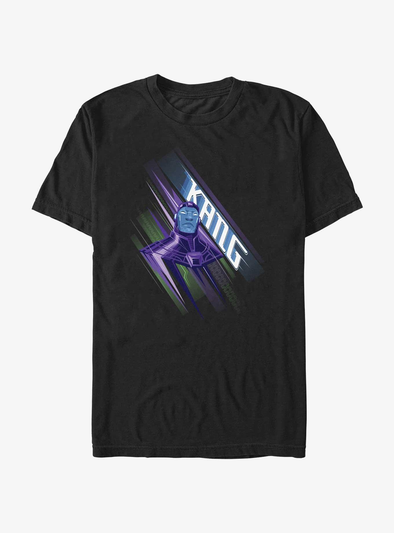 Marvel Ant-Man and the Wasp: Quantumania Kang Portrait Extra Soft T-Shirt, BLACK, hi-res