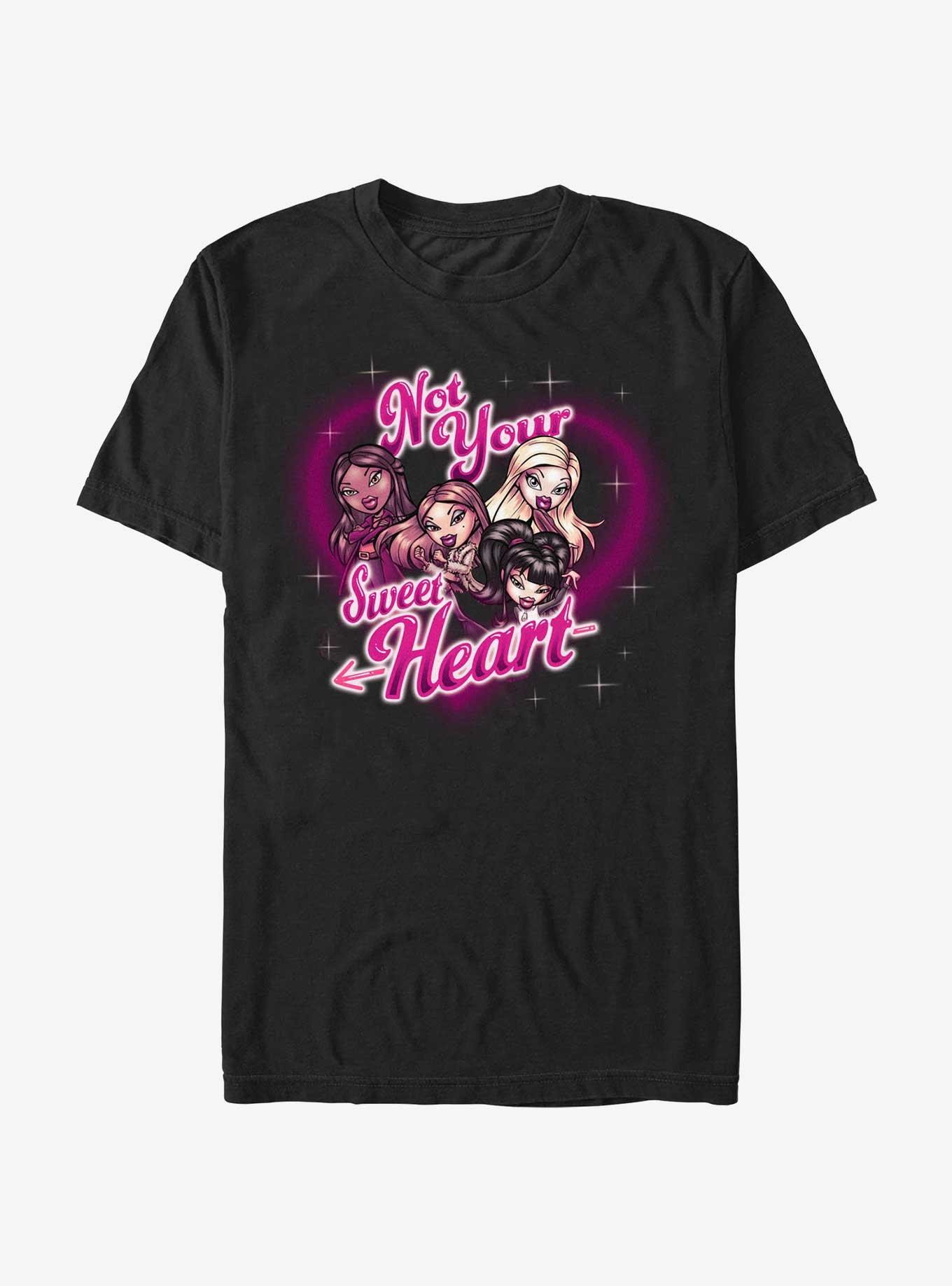 Bratz Not Your Sweet Heart Extra Soft T-Shirt, BLACK, hi-res