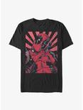 Marvel Deadpool Heart Poster Extra Soft T-Shirt, BLACK, hi-res