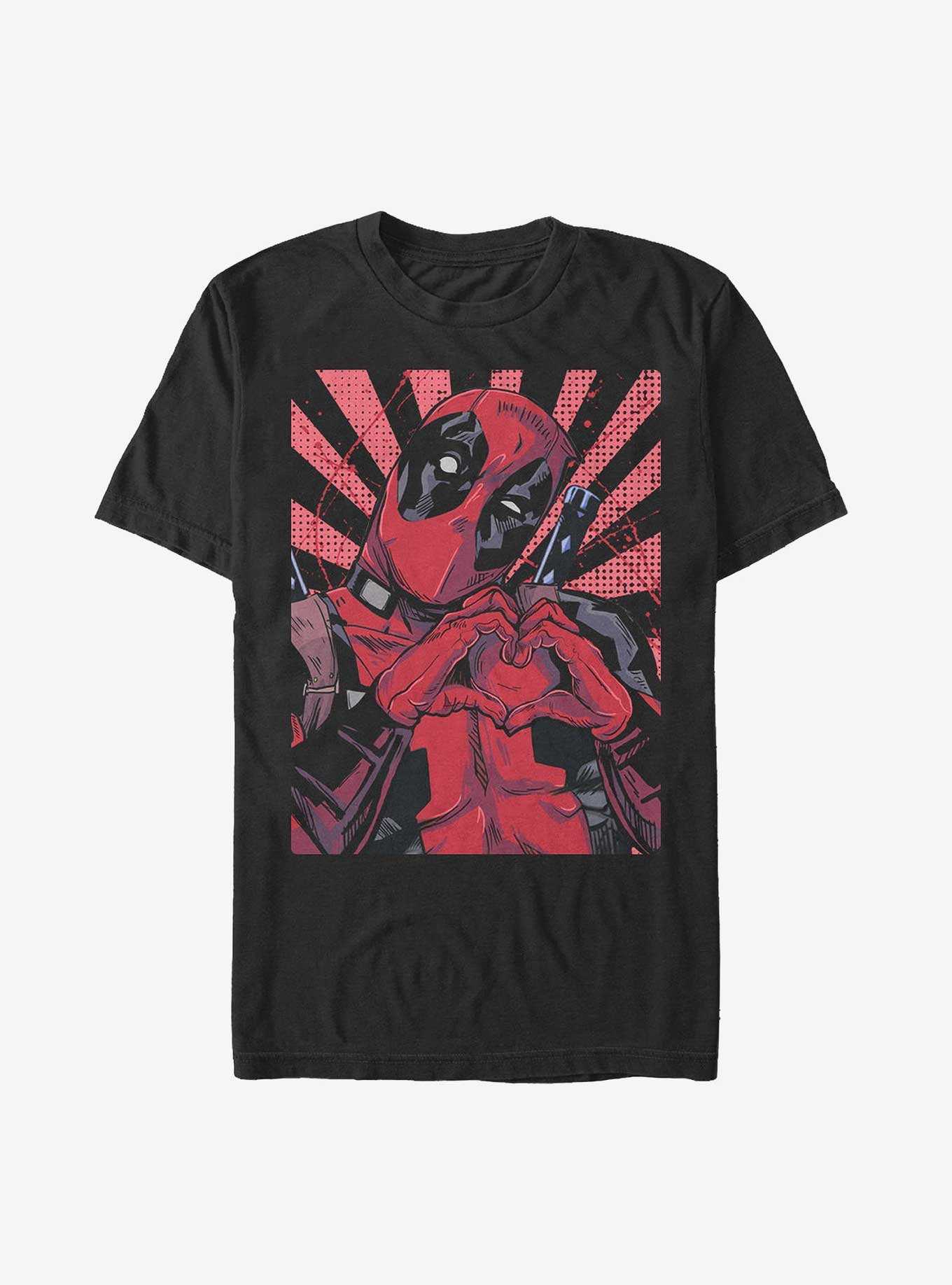 Marvel Deadpool Heart Poster Extra Soft T-Shirt, , hi-res