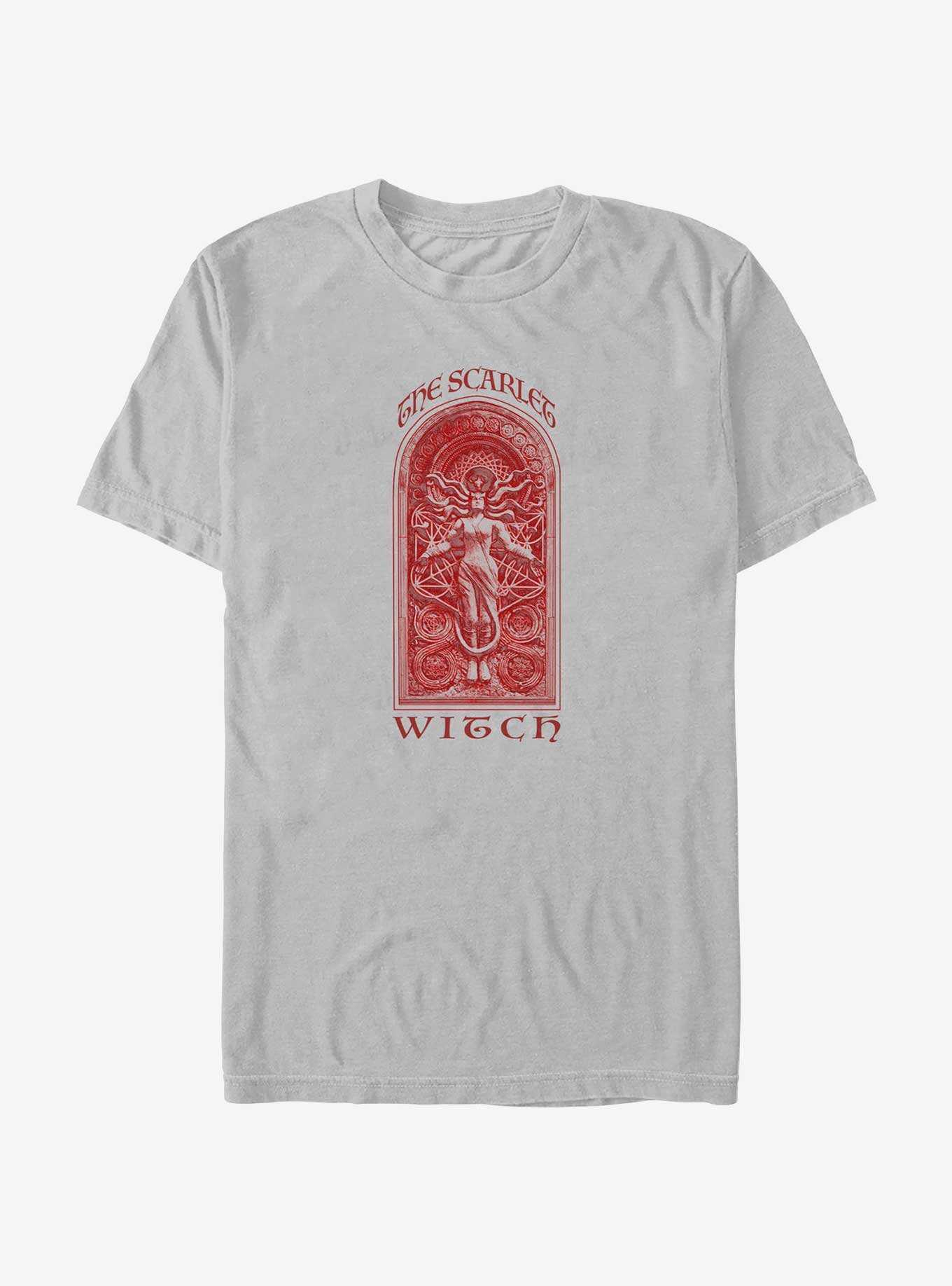 Marvel Doctor Strange in the Multiverse of Madness Scarlet Witch Stone Etched Arch Sculpture Extra Soft T-Shirt, , hi-res