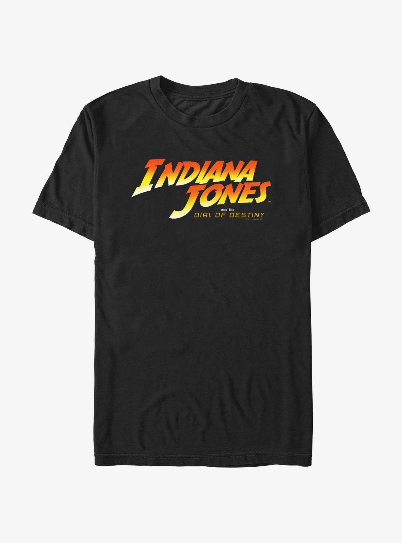 Indiana Jones and the Dial of Destiny Logo Extra Soft T-Shirt, , hi-res