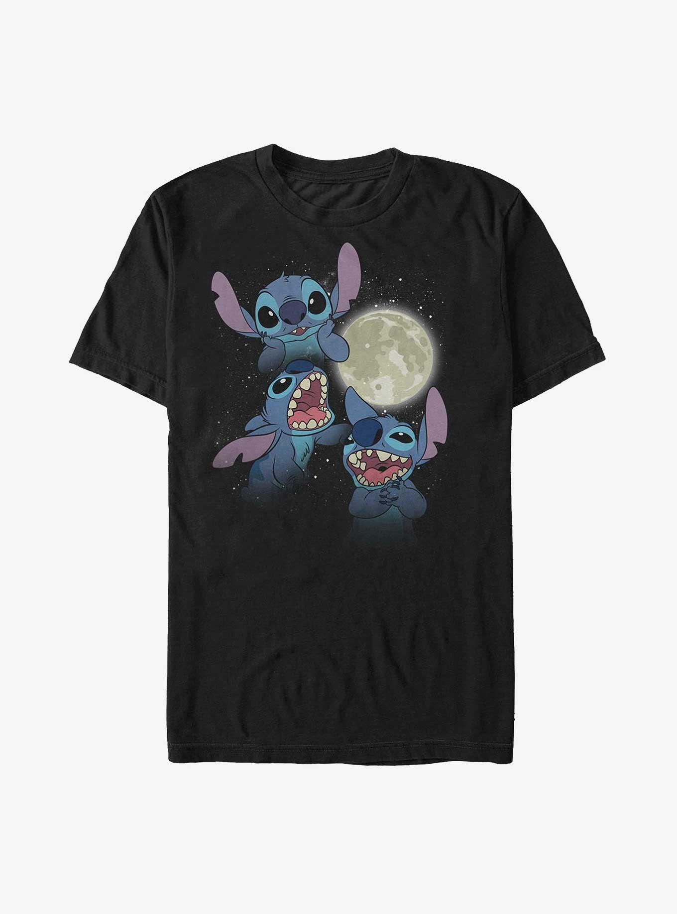 Disney Lilo & Stitch Howling Moon Stitch Extra Soft T-Shirt, , hi-res
