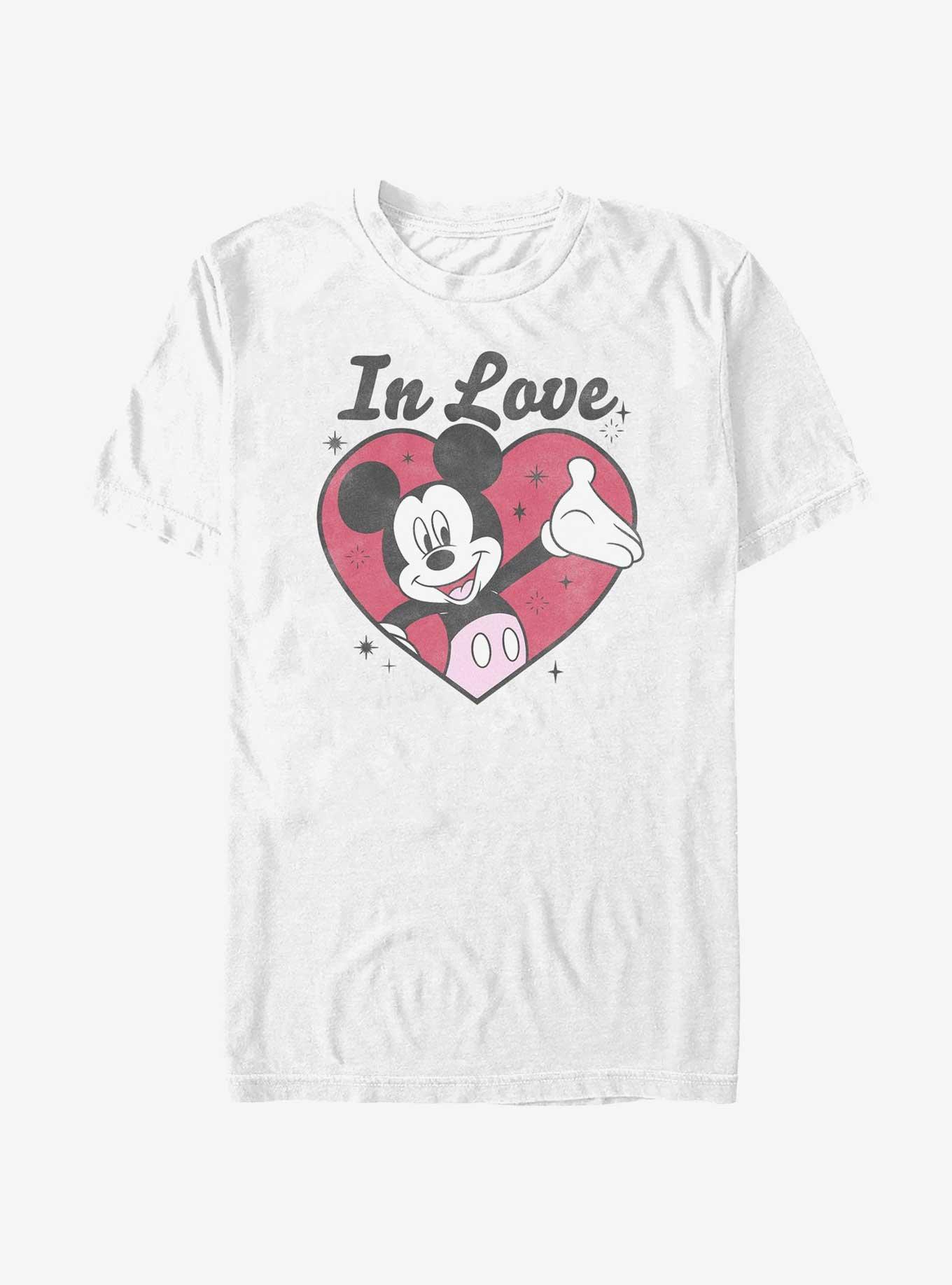 Disney Mickey Mouse In Love Extra Soft T-Shirt, , hi-res