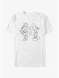 Disney Mickey Mouse A Tale of Two Lovers Extra Soft T-Shirt, WHITE, hi-res