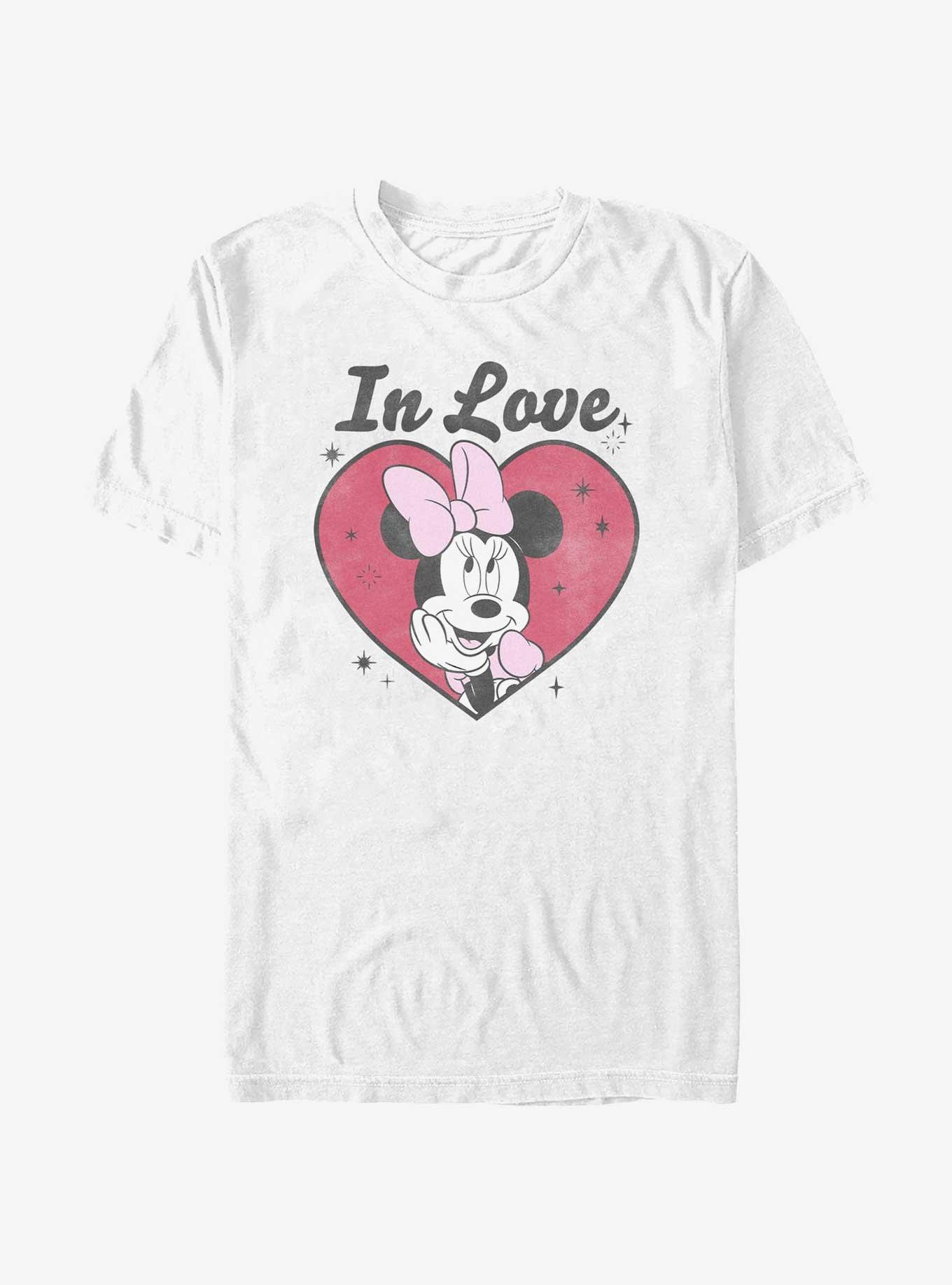 Disney Minnie Mouse In Love Extra Soft T-Shirt, , hi-res