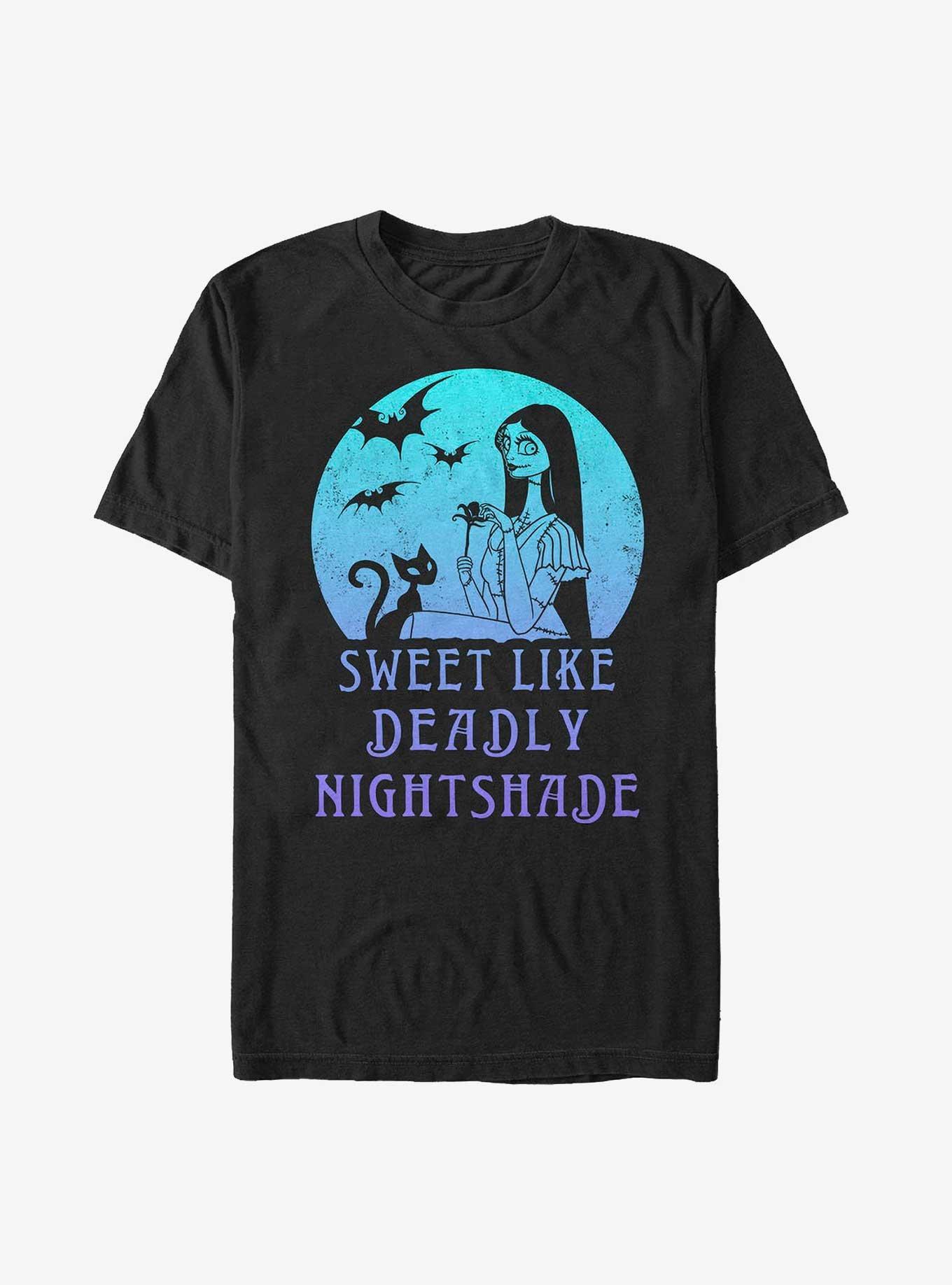Disney The Nightmare Before Christmas Sally Sweet Like Deadly Nightshade Extra Soft T-Shirt, BLACK, hi-res