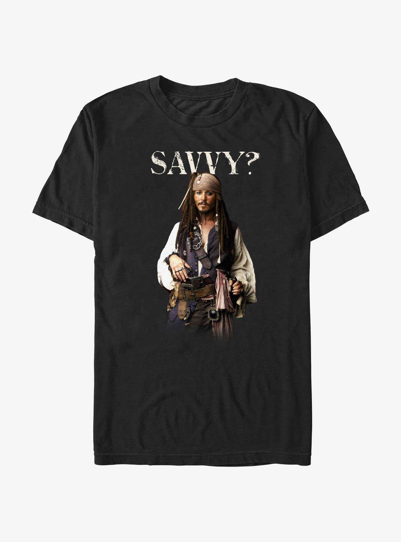 Disney The Pirates of the Caribbean Jack Sparrow Savvy Extra Soft T-Shirt, , hi-res