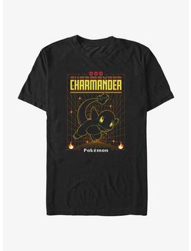 Pokemon Charmander Grid Extra Soft T-Shirt, , hi-res