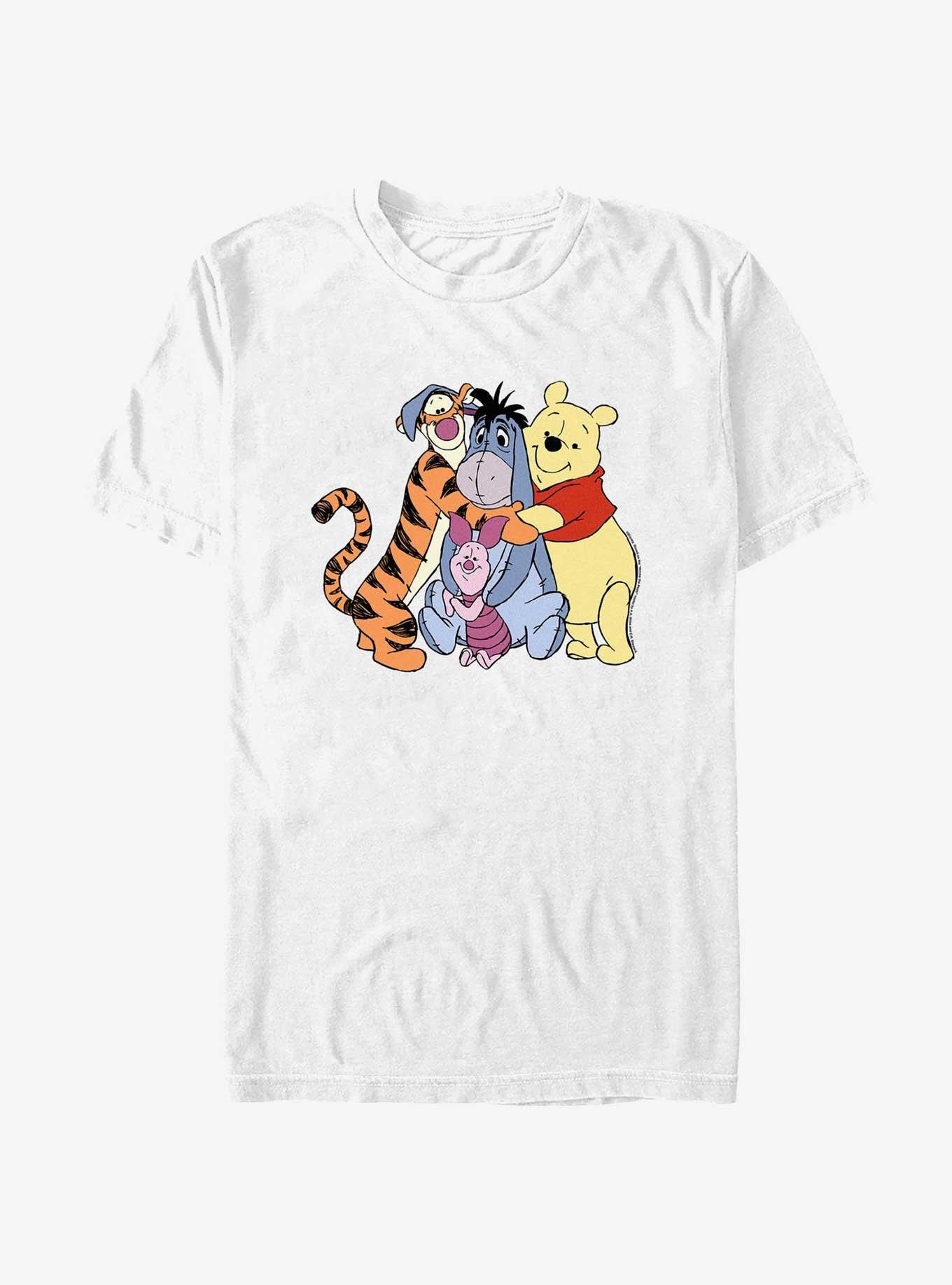 Disney Winnie The Pooh Group Hug Extra Soft T-Shirt, WHITE, hi-res