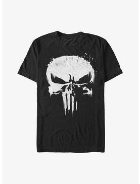Plus Size Marvel Punisher Skull Whiteout Extra Soft T-Shirt, , hi-res