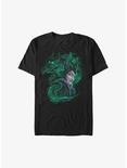 Disney Sleeping Beauty Maleficent Dark Magic Dragon Extra Soft T-Shirt, BLACK, hi-res