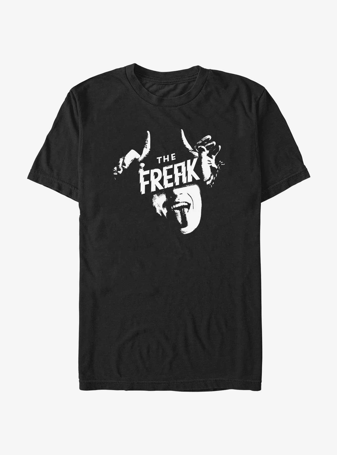 Stranger Things Freak Face Eddie Munson Extra Soft T-Shirt, BLACK, hi-res