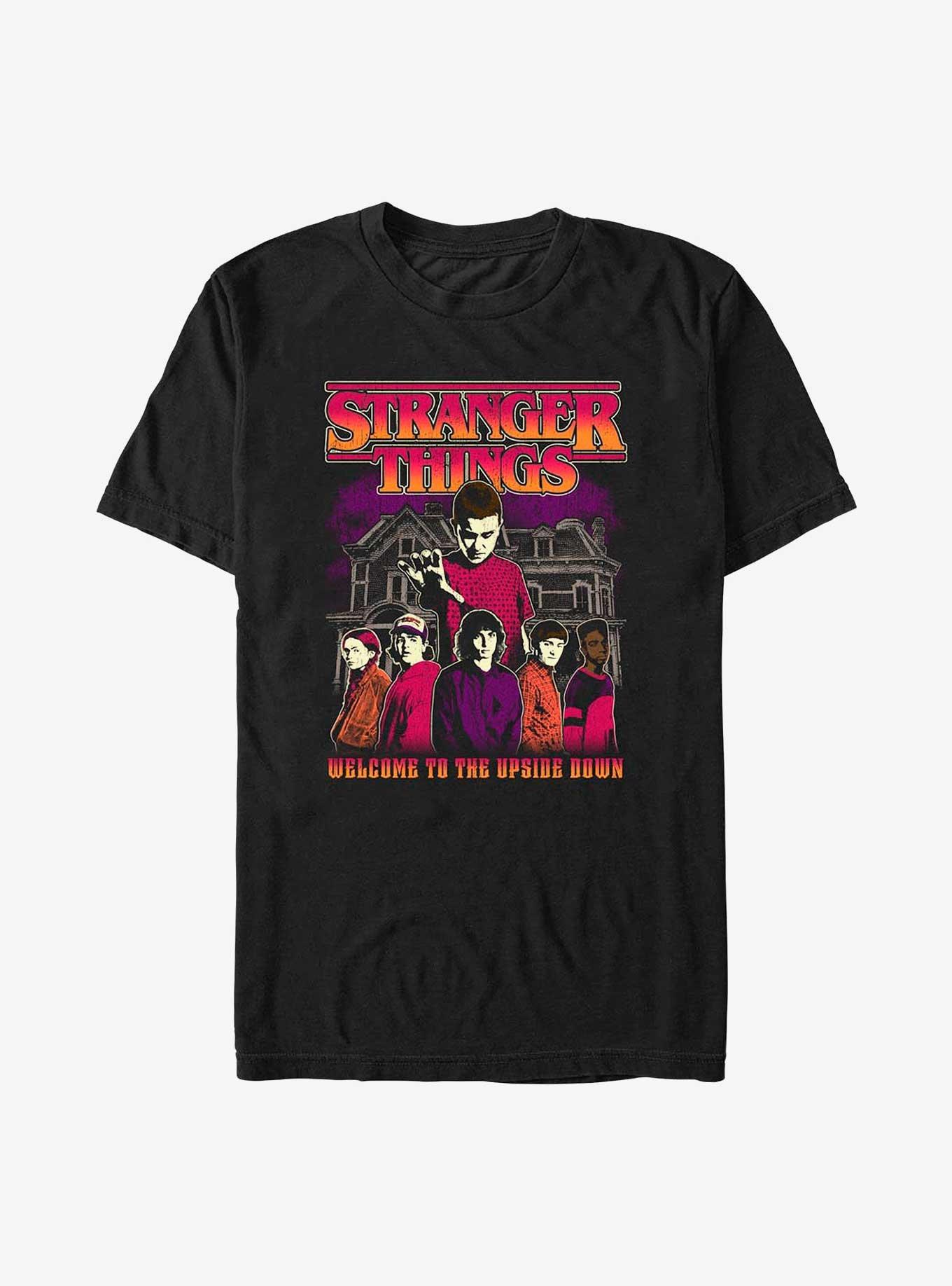Stranger Things Welcome To The Upside Down Extra Soft T-Shirt, , hi-res