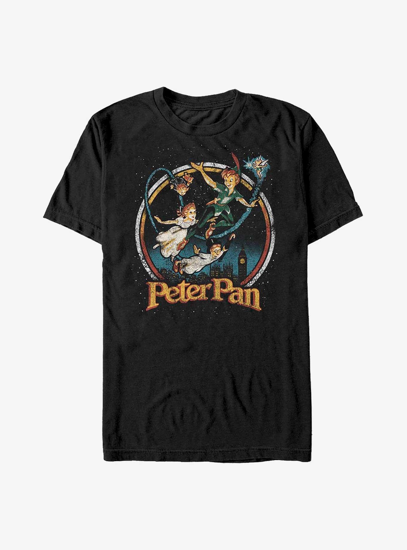 Disney Tinker Bell Peter and Wendy Flying Through London Extra Soft T-Shirt, , hi-res