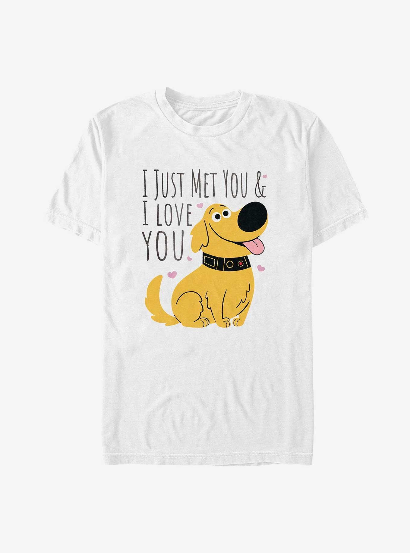 Disney Pixar Up Dug Love Extra Soft T-Shirt, WHITE, hi-res