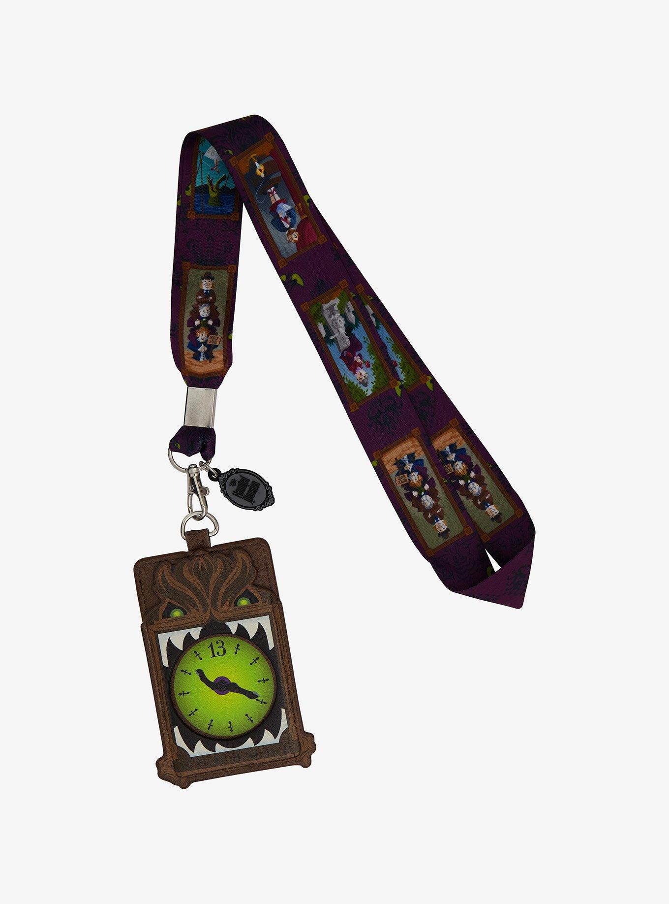 Loungefly Haunted Mansion Stretching Portraits Lanyard With Cardholder, , hi-res