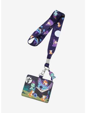 Loungefly Disney Lilo & Stitch Halloween Lanyard With Cardholder, , hi-res