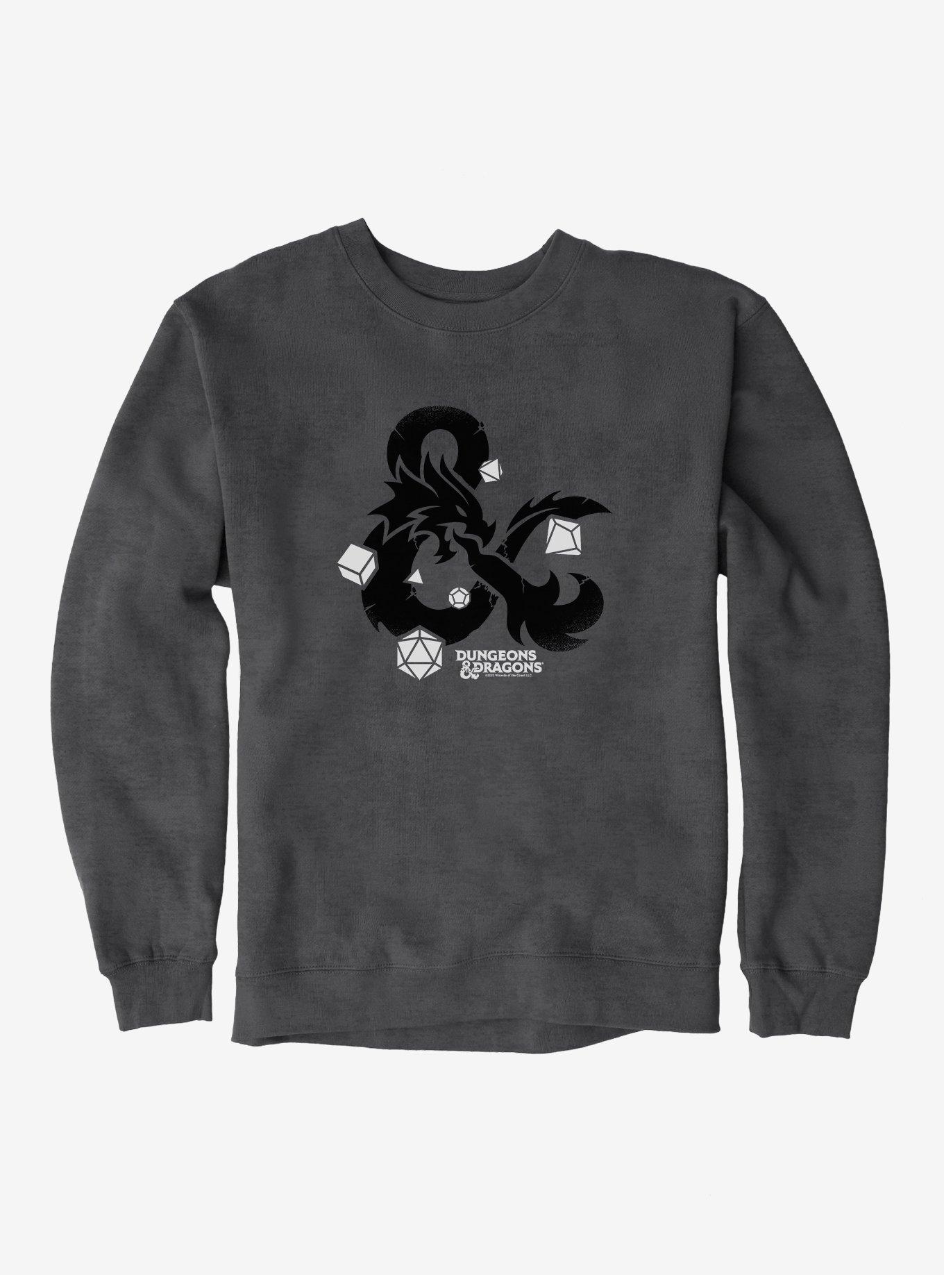 THRDLESS Dungeons & Dragons Dice Set Ampersand Sweatshirt