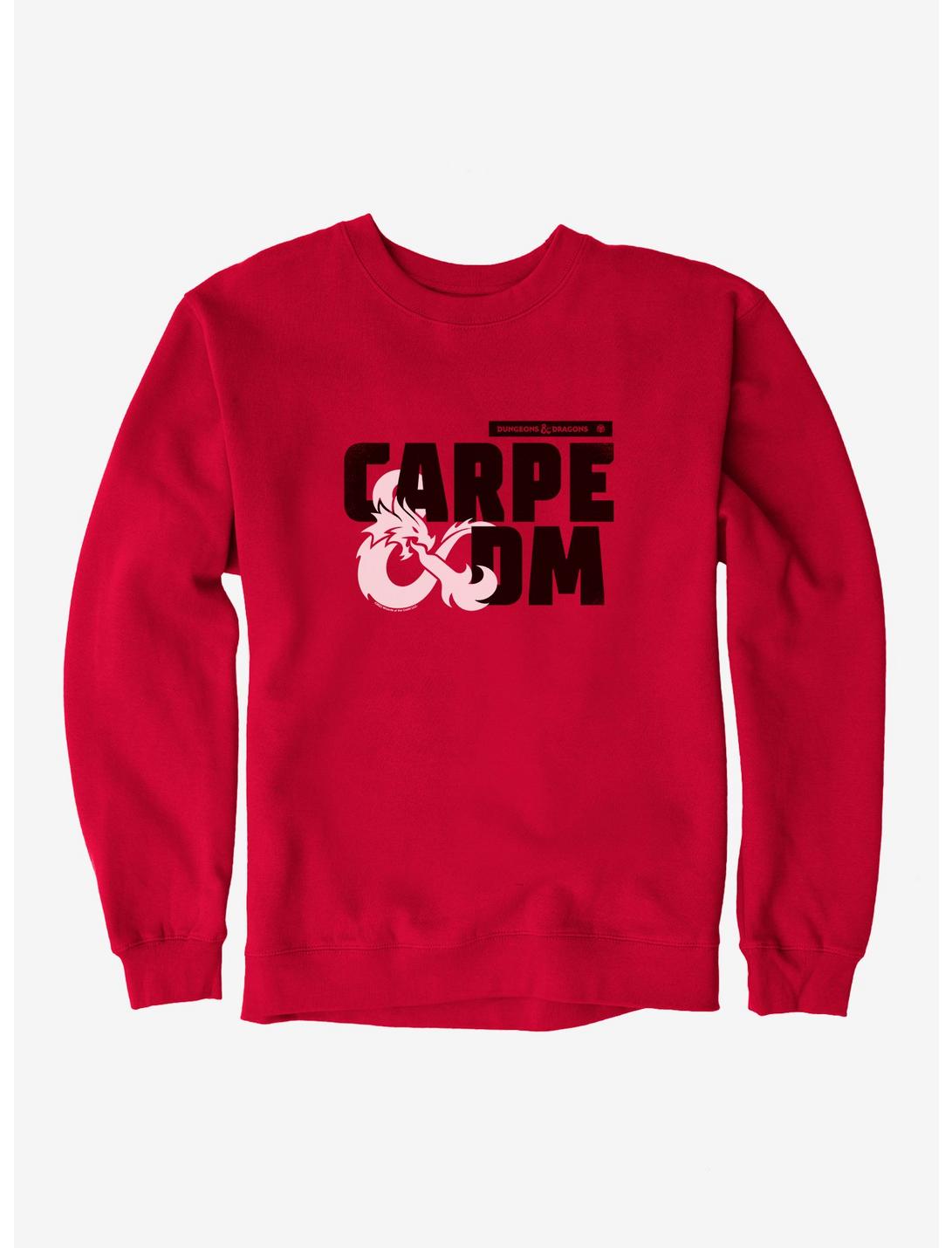 Dungeons & Dragons Carpe DM Sweatshirt, RED, hi-res
