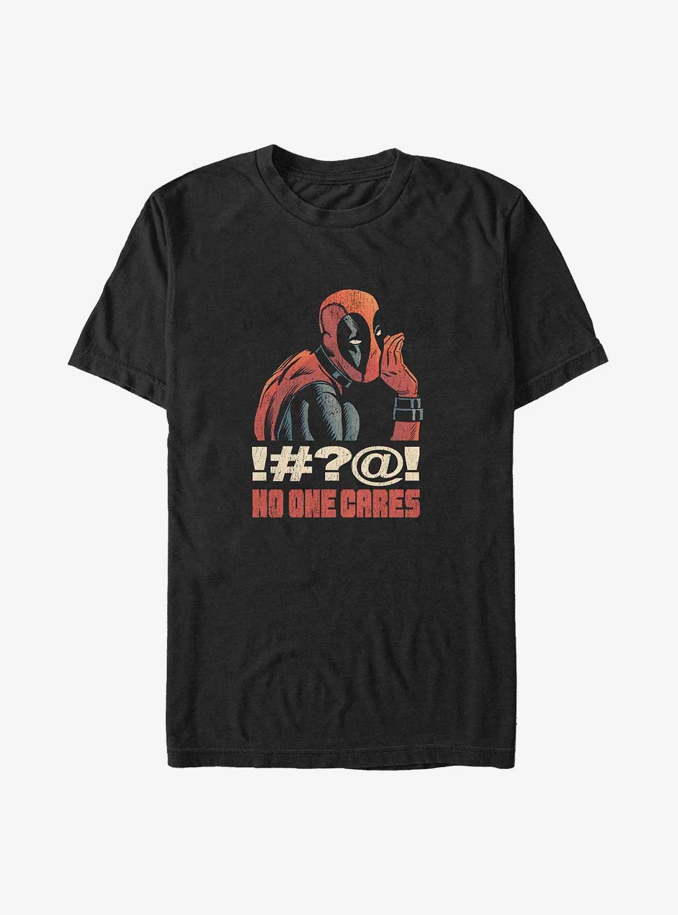 Marvel Deadpool No One Cares Big & Tall T-Shirt, , hi-res