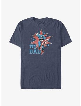Marvel Captain America Number One Dad Big & Tall T-Shirt, , hi-res