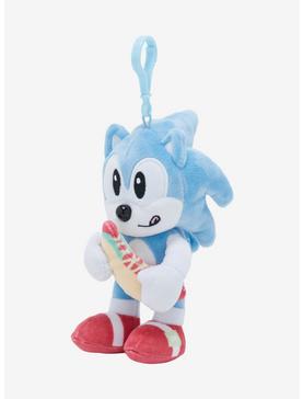 Sonic the Hedgehog Sonic with Chili Dog Plush Keychain - BoxLunch Exclusive, , hi-res