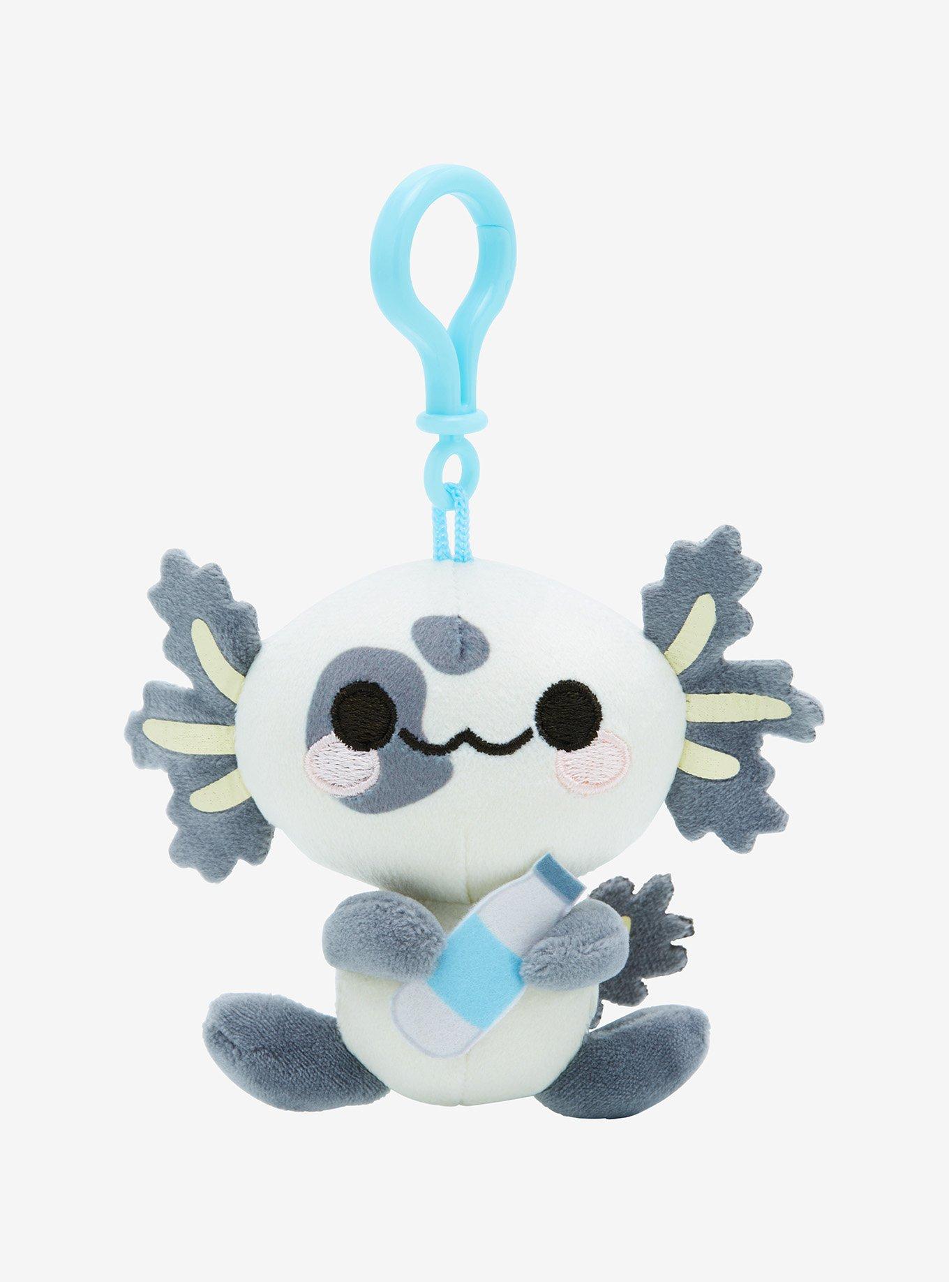 Axolotl Cow Plush Keychain, , hi-res
