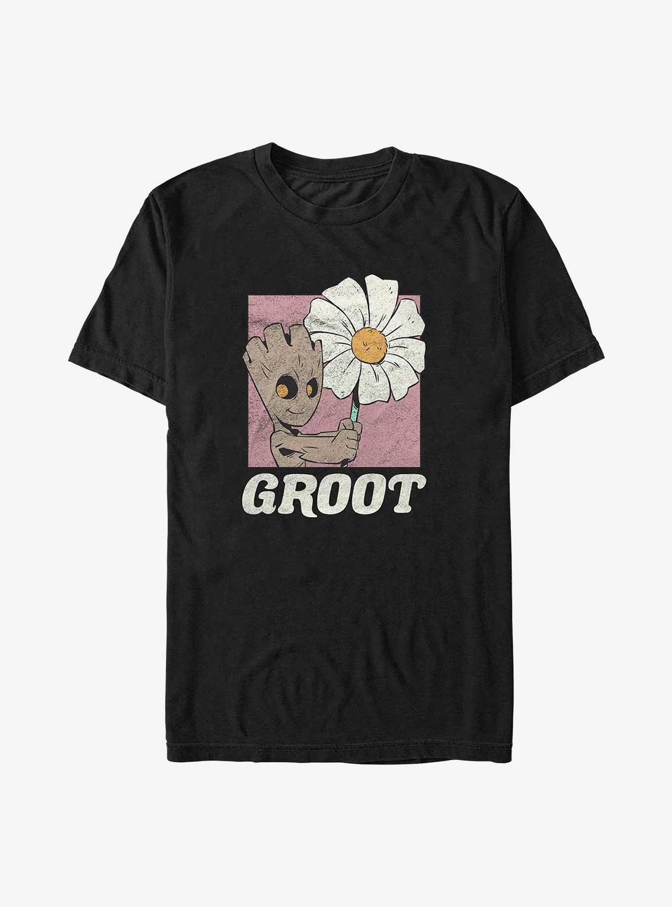 Marvel Guardians of the Galaxy Groot Picking Flowers Big & Tall T-Shirt, , hi-res