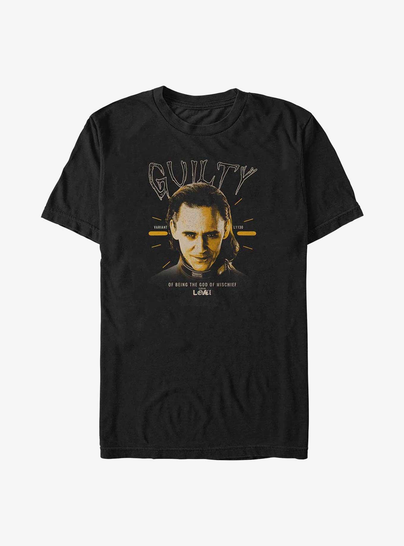 Marvel Loki Charged Guilty Big & Tall T-Shirt, BLACK, hi-res