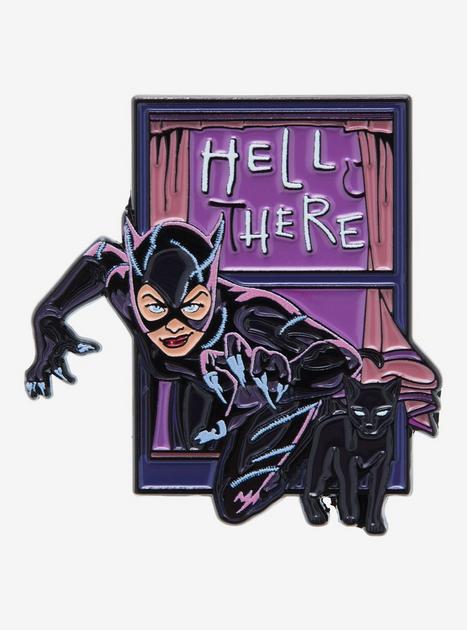 DC Comics Batman Catwoman in Window Enamel Pin - BoxLunch
