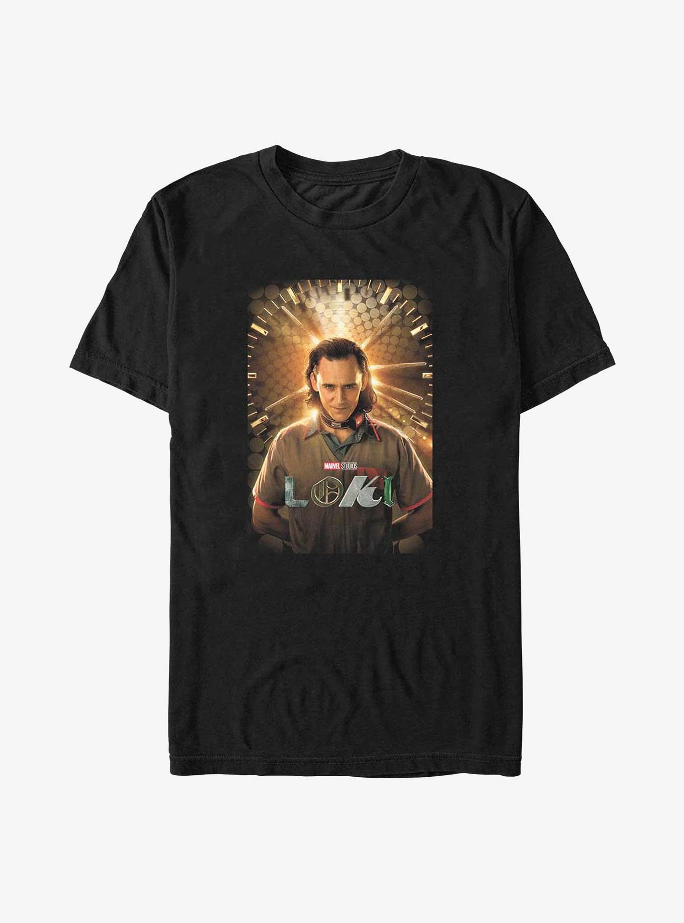 Marvel Loki Timeline Variant Poster Big & Tall T-Shirt, BLACK, hi-res