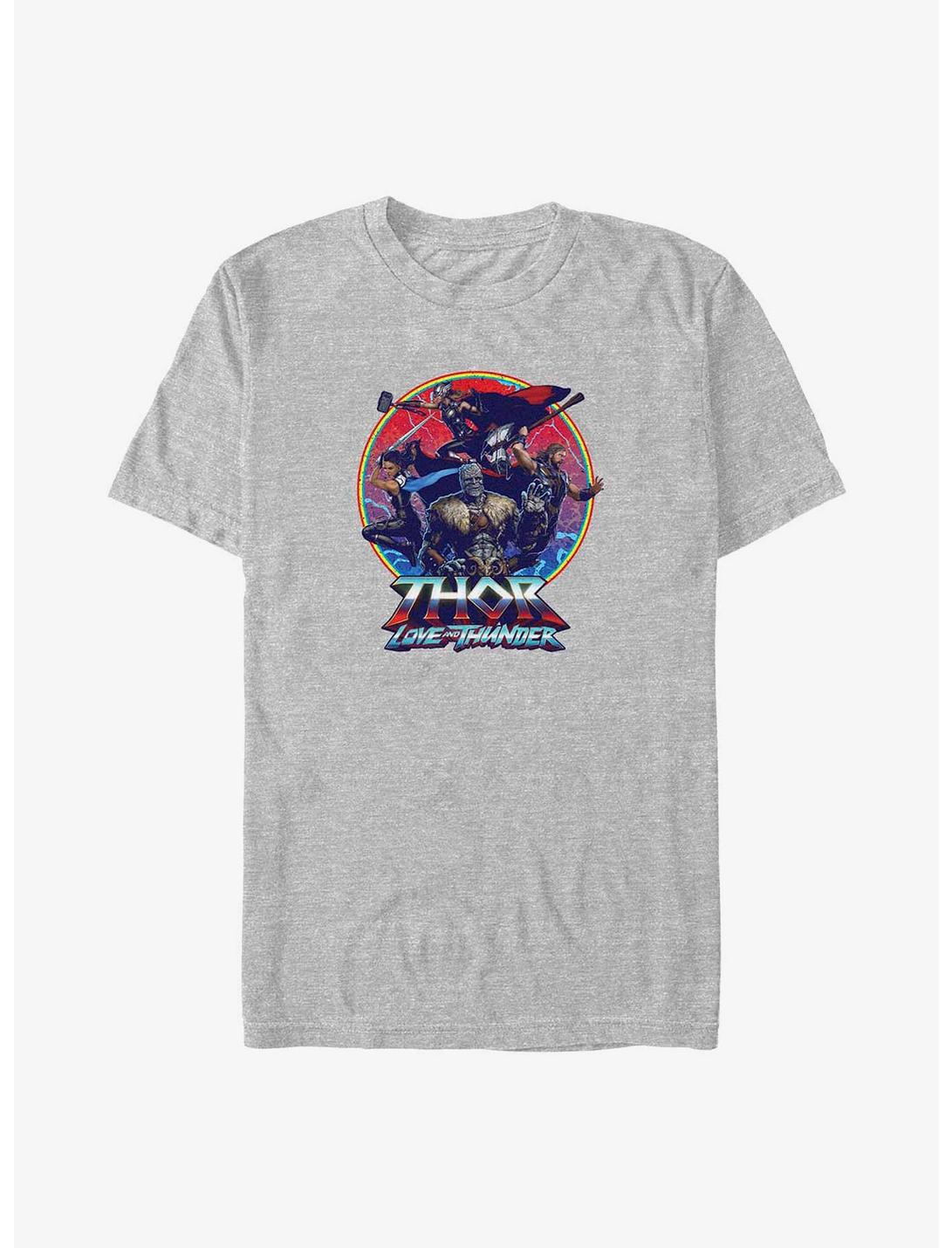 Marvel Thor: Love and Thunder Group Emblem Big & Tall T-Shirt, ATH HTR, hi-res