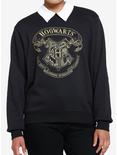 Harry Potter Hogwarts Collared Girls Sweatshirt, GOLD, hi-res