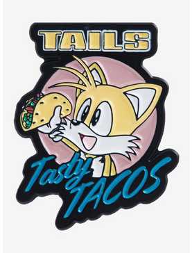 Sonic the Hedgehog Tails Tasty Tacos Enamel Pin - BoxLunch Exclusive , , hi-res