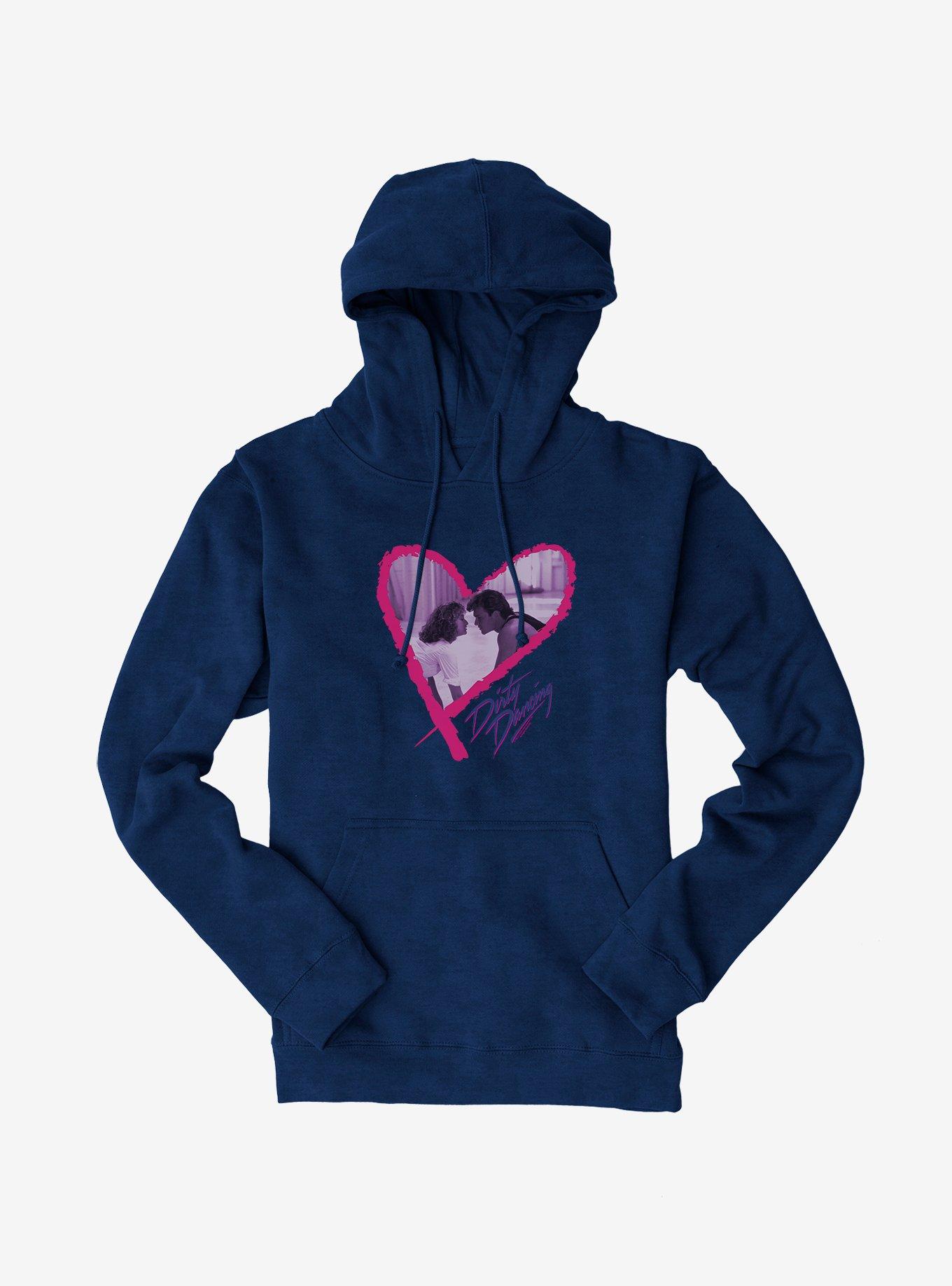 Dirty Dancing Johnny And Baby Heart Hoodie, , hi-res