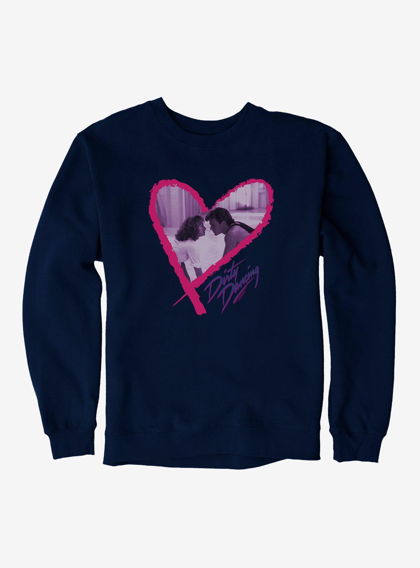 Dirty Dancing Johnny And Baby Heart Sweatshirt, , hi-res