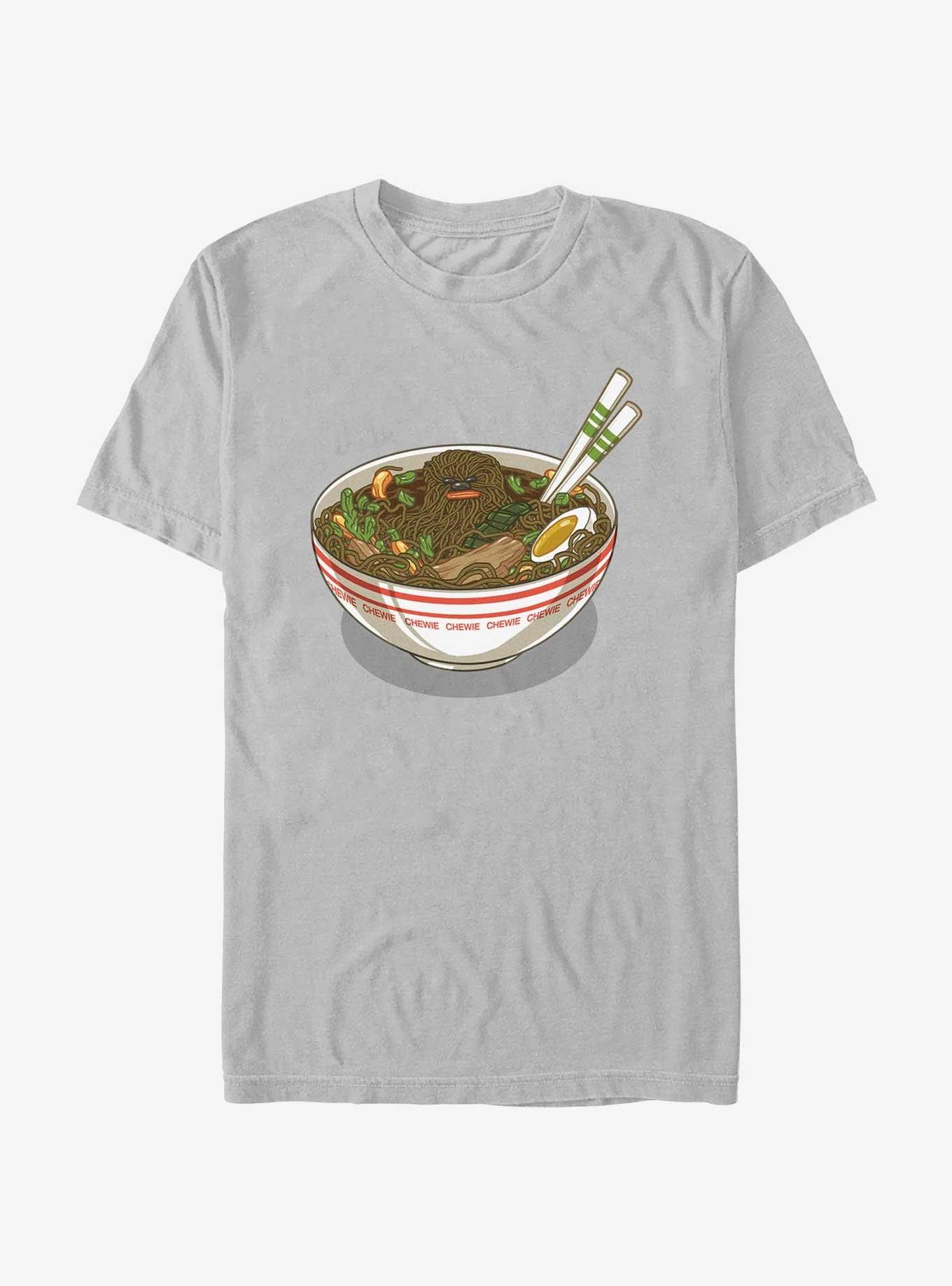 Star Wars Chewbacca Chewie Ramen T-Shirt, SILVER, hi-res